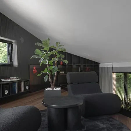 Modern House In With Panoramic Forest View 15 Min From Old Town Вільнюс