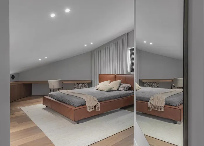 Modern House In With Panoramic Forest View 15 Min From Old Town Apartament