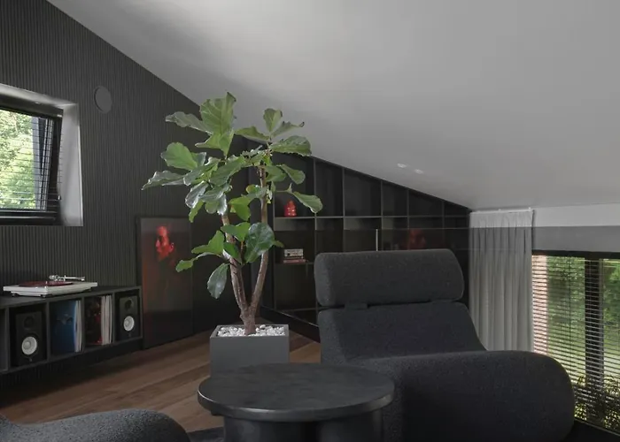 Modern House In With Panoramic Forest View 15 Min From Old Town Wilno