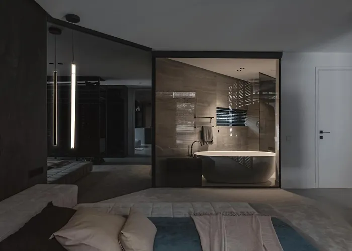 Apartament Modern House In With Panoramic Forest View 15 Min From Old Town *